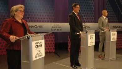 Arizona's 3 Democrats for governor spar over immigration, ed taxes, experience